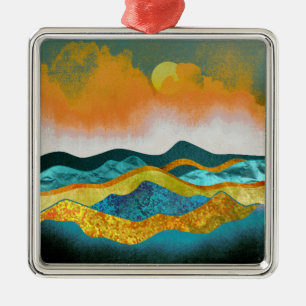 Regensturm Ornament Aus Metall