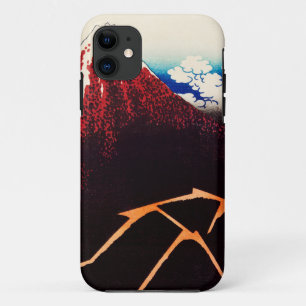 Regensturm unter dem Gipfel von Katsushika Hokusai Case-Mate iPhone Hülle