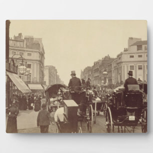 Regent Circus, London, c.1880 (sepia Foto) Fotoplatte