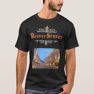 Regent Street Herren T-Shirt in Schwarz
