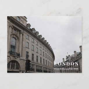 Regent Street London Gebogene Architektur Fassade Feiertagspostkarte
