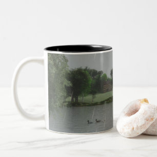 Regentag am See Tasse