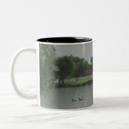 Regentag am See Tasse