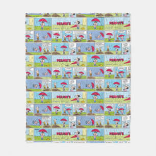 Regentag beim Baseballspiel Fleecedecke