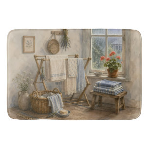 Regentag-Cottage-Wäscherei Badematte