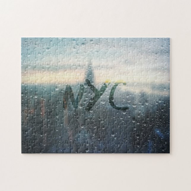 Regentag im NYC Puzzle (Horizontal)
