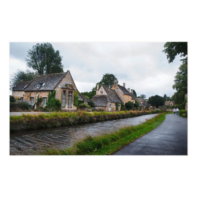 Regentag in den Cotswolds Fotodruck (Vorne)