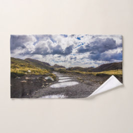 Regentag in Torres del Paine NP Badhandtuch Set