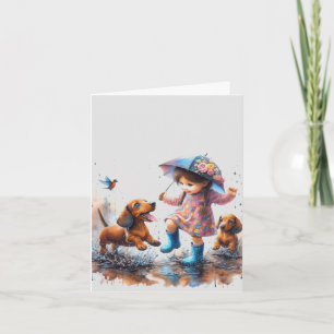 Regentage Dachshund (herunterladbar)  Karte