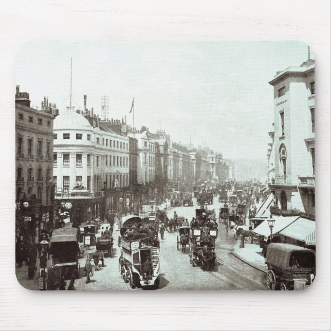 Regente Straße, London c.1900 Mousepad (Vorne)