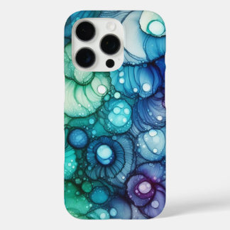 Regentropfen Alcohol-Tinte iPhone 16 Pro Hülle