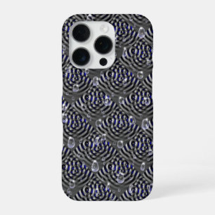 Regentropfen auf Metall iPhone 16 Pro Hülle