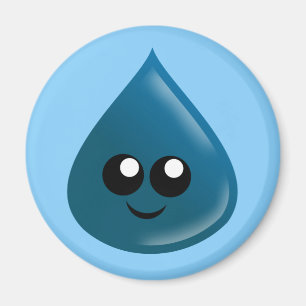 Regentropfen, Tropfen von Tränen, Magnet