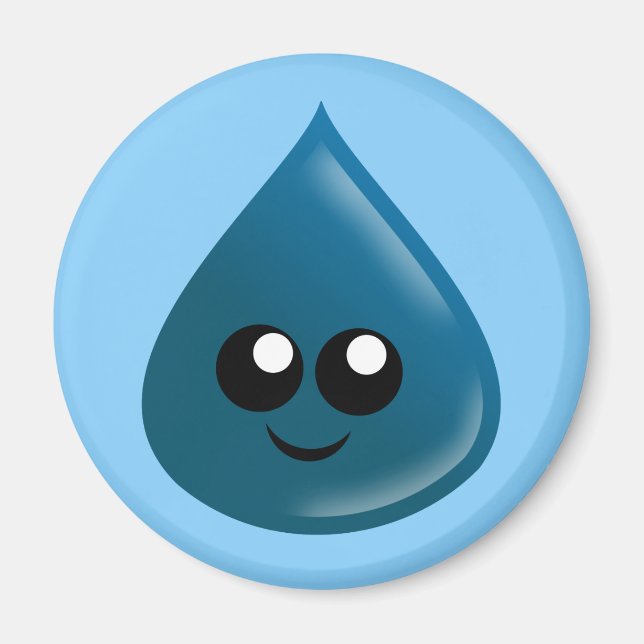 Regentropfen, Tropfen von Tränen, Magnet (Vorne)