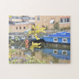 Regents Canal Reflection Islington London England Puzzle