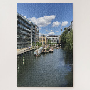 Regent's Canal Reflection London England Puzzle