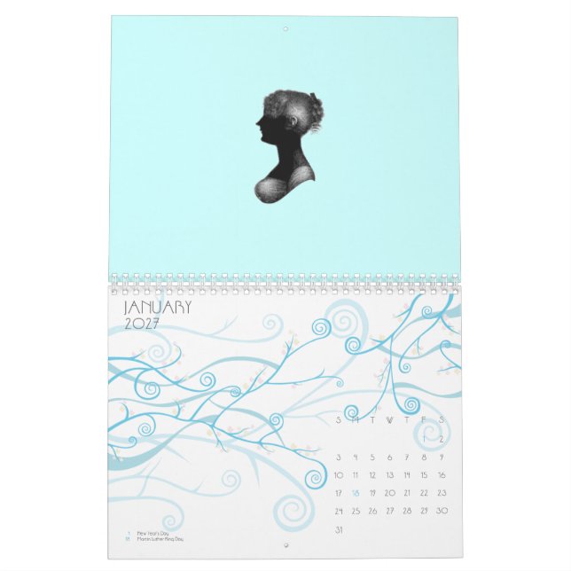 Regentschafts-England-Kalender Kalender (Jan 2027)