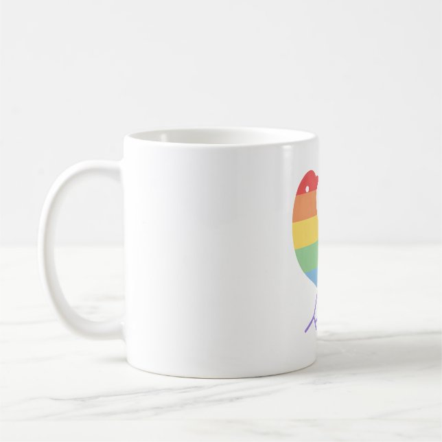 Regenvogel Kaffeetasse (Links)