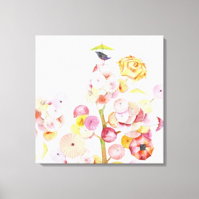 Regenvogel-Leinwand Leinwanddruck (Vorderseite)