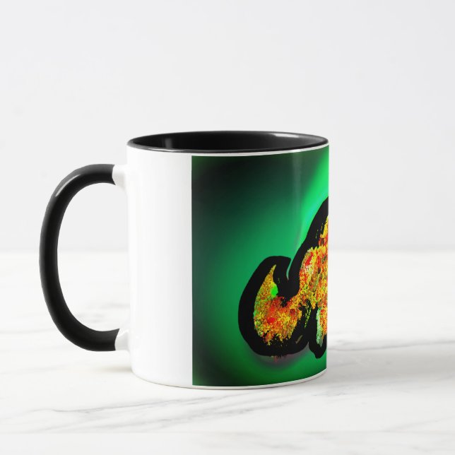 Regenwald Chamäleon Kunst Tasse (Links)