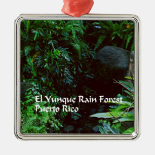 Regenwald EL Yunque Ornament Aus Metall