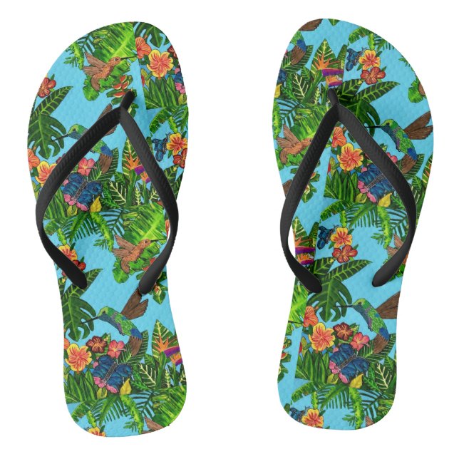 Regenwald Flip Flops (Fußbett)