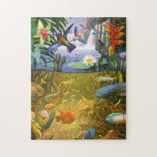 Regenwald-Tier-Puzzlespiel Puzzle