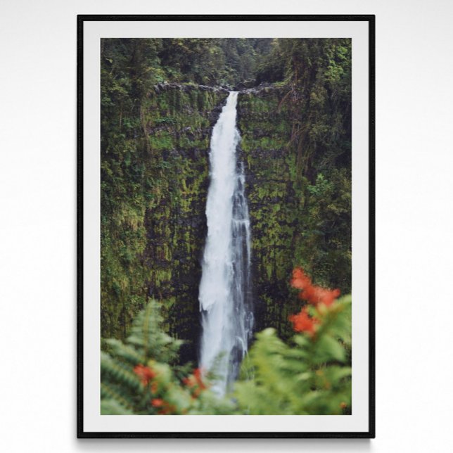 Regenwald Wasserfall Fotografie Poster (Von Creator hochgeladen)