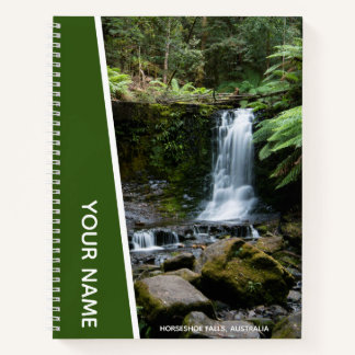 Regenwald Wasserfälle Natur, Australien, Grün Notizbuch