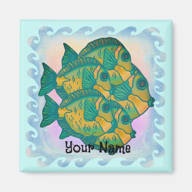 Regenwaldfisch Magnet (Vorne)