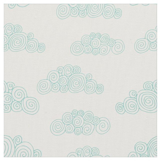 Regenwolken Stoff (Nahaufnahme)