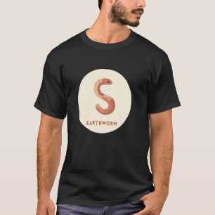 Regenwurmkunst für Gartenliebhaber und Wurm-Liebha T-Shirt