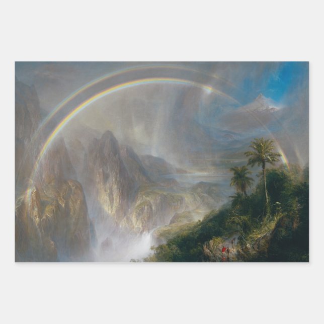 Regenzeit in den Tropen Geschenkpapier Set (Vorderseite)