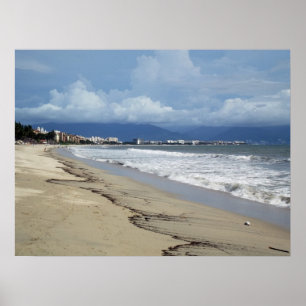 Regenzeit-Wolken über Puerto Vallarta Poster