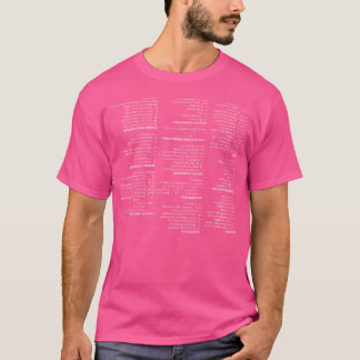 Regex Cheat Sheet - Linux Geek Spaß für Programm T-Shirt
