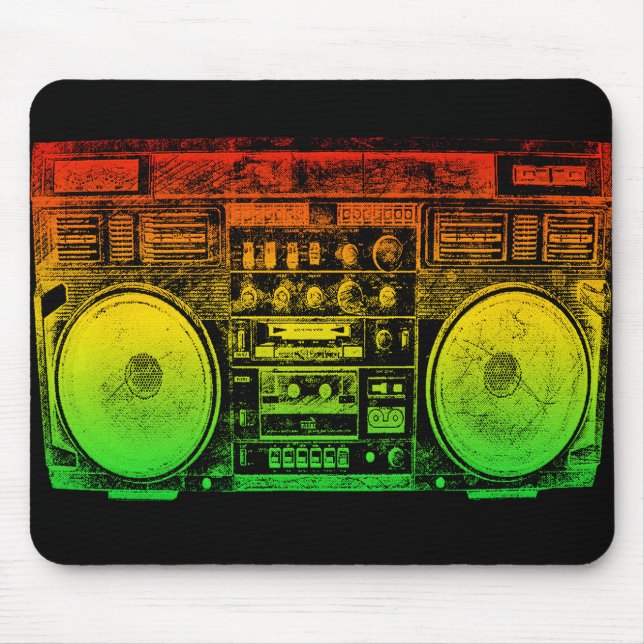 Reggae Boombox Mousepad (Vorne)