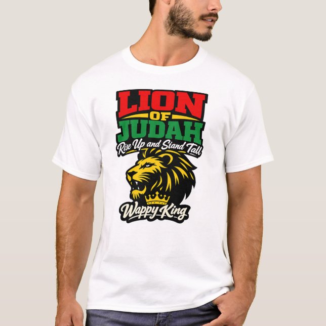Reggae-Design Herren T-Shirt  (Vorderseite)