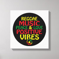 Reggae-Design mit positiven Zitaten und Reggae-Fla