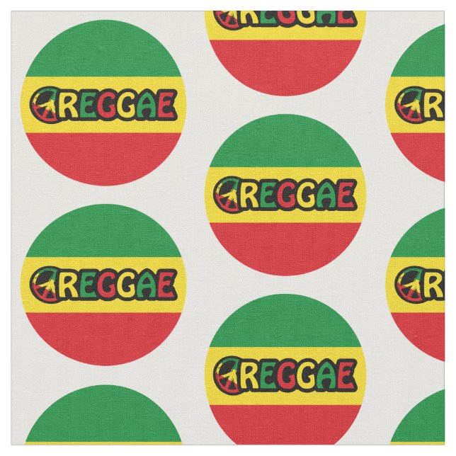 Reggae-Design mit Reggaefarben Stoff (Nahaufnahme)