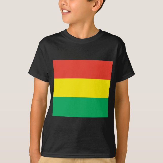 Reggae-Flagge T-Shirt (Vorderseite)