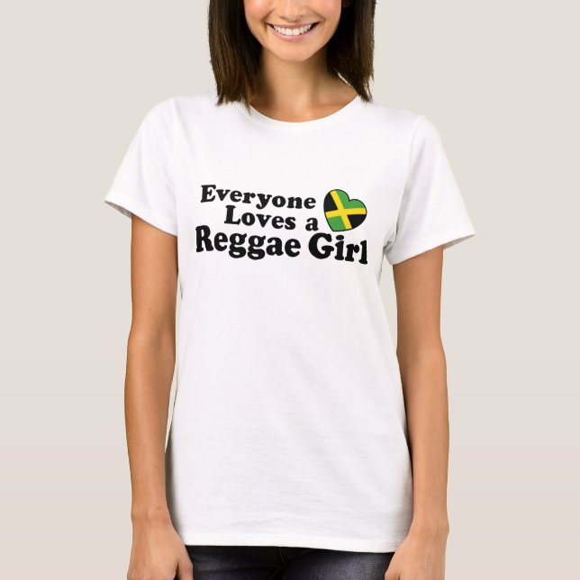 Reggae Girl T-Shirt (Vorderseite)