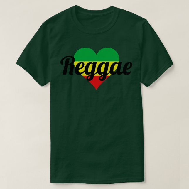 Reggae Heart T-Shirt (Design vorne)
