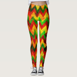 Reggae - Jah Rastafara - Power Yoga Leggings