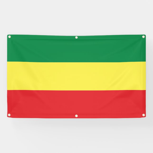 Reggae Jah Rastafari Bewegung Rastafarian Banner (Horizontal)