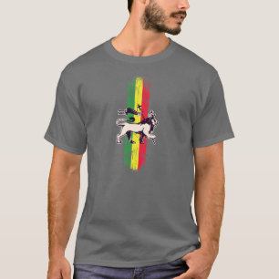 Reggae-Königslöwe T-Shirt