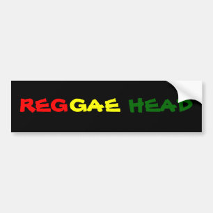 REGGAE-KOPF AUTOAUFKLEBER