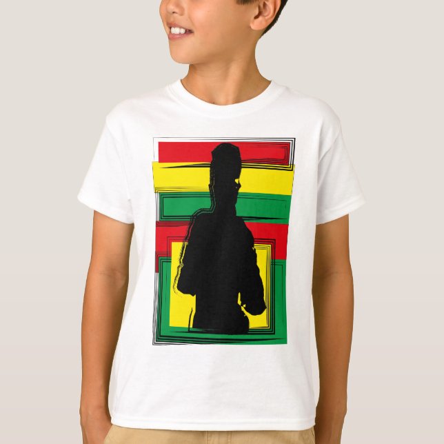 Reggae KunstWehwechen T-Shirt (Vorderseite)