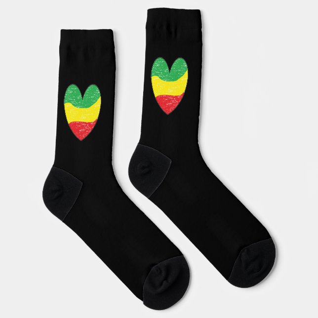 Reggae-Liebe Socken (Rechts)