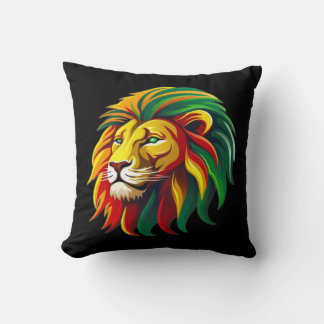 Reggae Lion T - Shirt Kissen