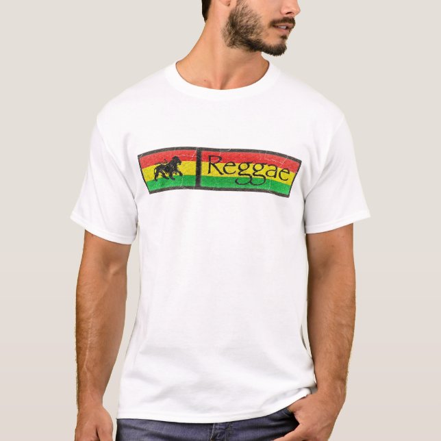 Reggae-Löwe T-Shirt (Vorderseite)